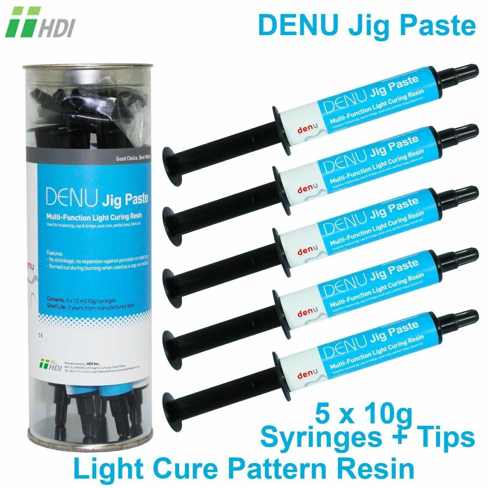 Dental Denu Implant Jig Paste Light Curing Pattern Modelling Resin ...