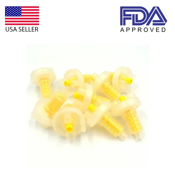 Dental Dynamic Yellow Mixing Tips for Automated Impression Machines 100 Pcs (2 Bags)