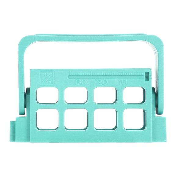 Dental Endo Root Canal File Holder 16holes For Dental Files/Drills Film & Reamer Green