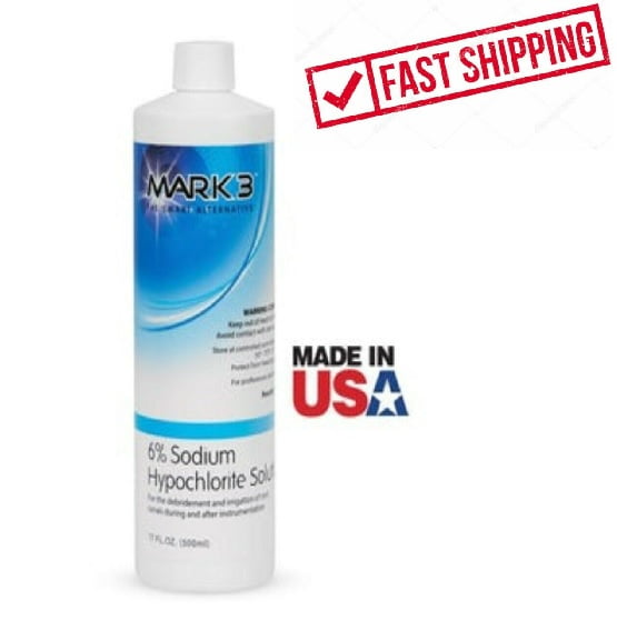 Dental Endo Sodium Hypochlorite Solution 6 17oz. Btl Root Canal