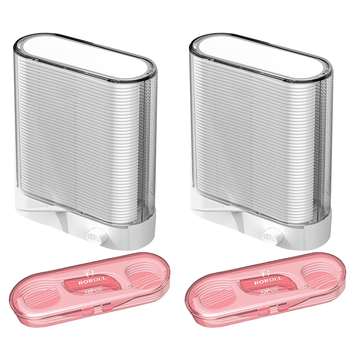 Dental Floss Holder Reusable Automatic Boxed Portable Toothpicks