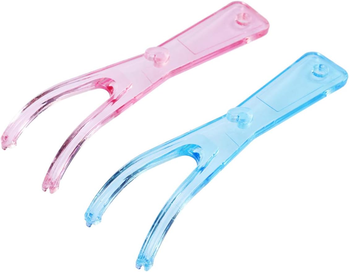 Dental Floss Holders Dental Flosser with Comfort Grip Handle Easy