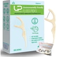 thumbnail image 1 of Dental Floss Picks (220 Count) with Travel Case – Thin Single Thread Tooth Flossers, Shred-Resistant Smooth Glide for Plaque Removal, Gentle on Gums | Adults & Kids, 1 of 13