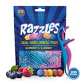 thumbnail image 1 of Dental Floss Picks 300 Count Adults Kids Dental Floss Picks Blueberry Raspberry Flavor Toothpick Flosser, 1 of 6