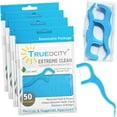 thumbnail image 1 of Dental Floss Picks for Adults with Brush Picks, Mint Flavor, 200 Count, 4 Travel Cases, Tooth Picks flossers for Adults that Glide on Tight Teeth for Sensitive Gums, Floss Picks for Teeth, Easy Grip, 1 of 8