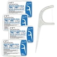 thumbnail image 1 of XIMUX  Dental Floss Picks with  4 Travel Portable Cases, For Tight Teeth,200 Ct, 1 of 8