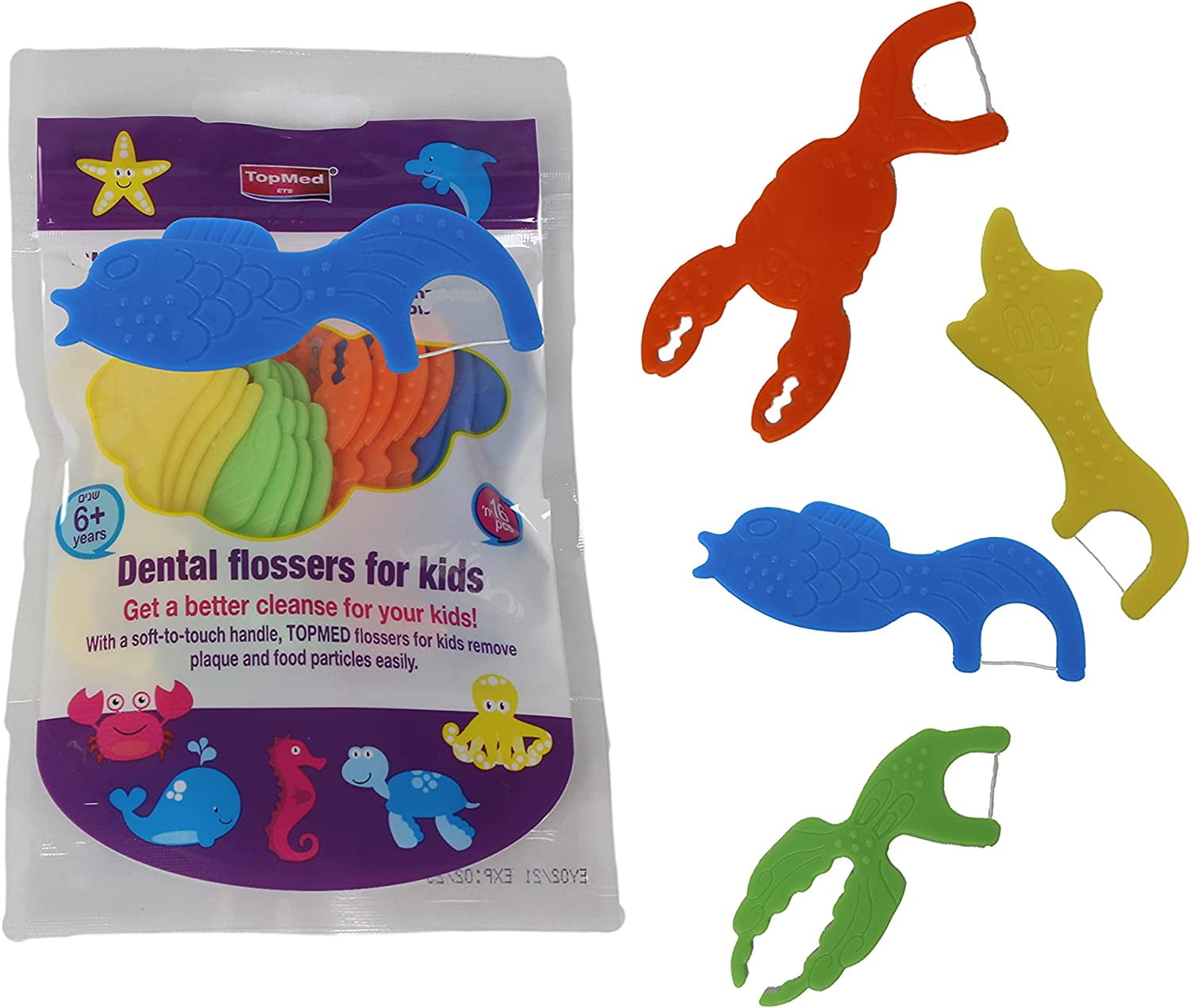 Dental Floss Picks for Kids 16 count (16)
