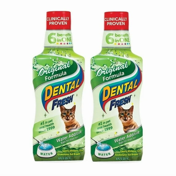 Dental Fresh Original Formula Cat Dental Water Additive, 8 oz, 2 Pack
