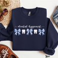 thumbnail image 1 of Dental Hygienist Sweatshirt, Dental Hygiene Sweater, Rdh Crewneck, Dentist Office, Teeth, Coquette Tshirt, Bow, Graduation, TSHIRT All Size S-5XL, 1 of 5