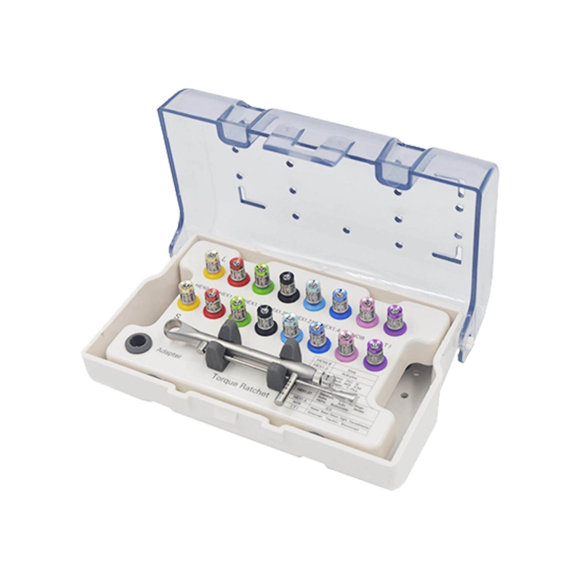 Dental Implant Kit with Universal Wrench & Repair Tools - Easy to Use & Versatile - Ideal for Dentists & Oral Surgeons