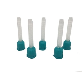 Dental Kit Mixing Tips for Auto Mix Temporary Cements Short Green Replacement Mixing Tips 50 Pack