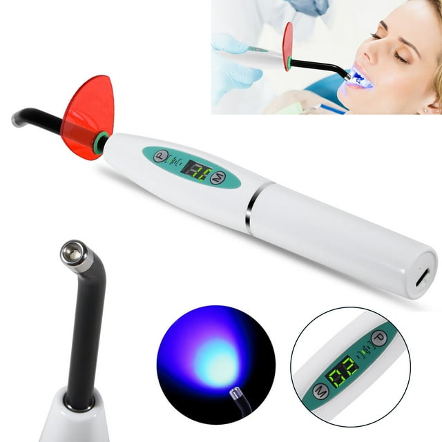 Dental LED Curing Light Dental Wireless Cordless Resin Cure Lamp 5W 1500mw SA