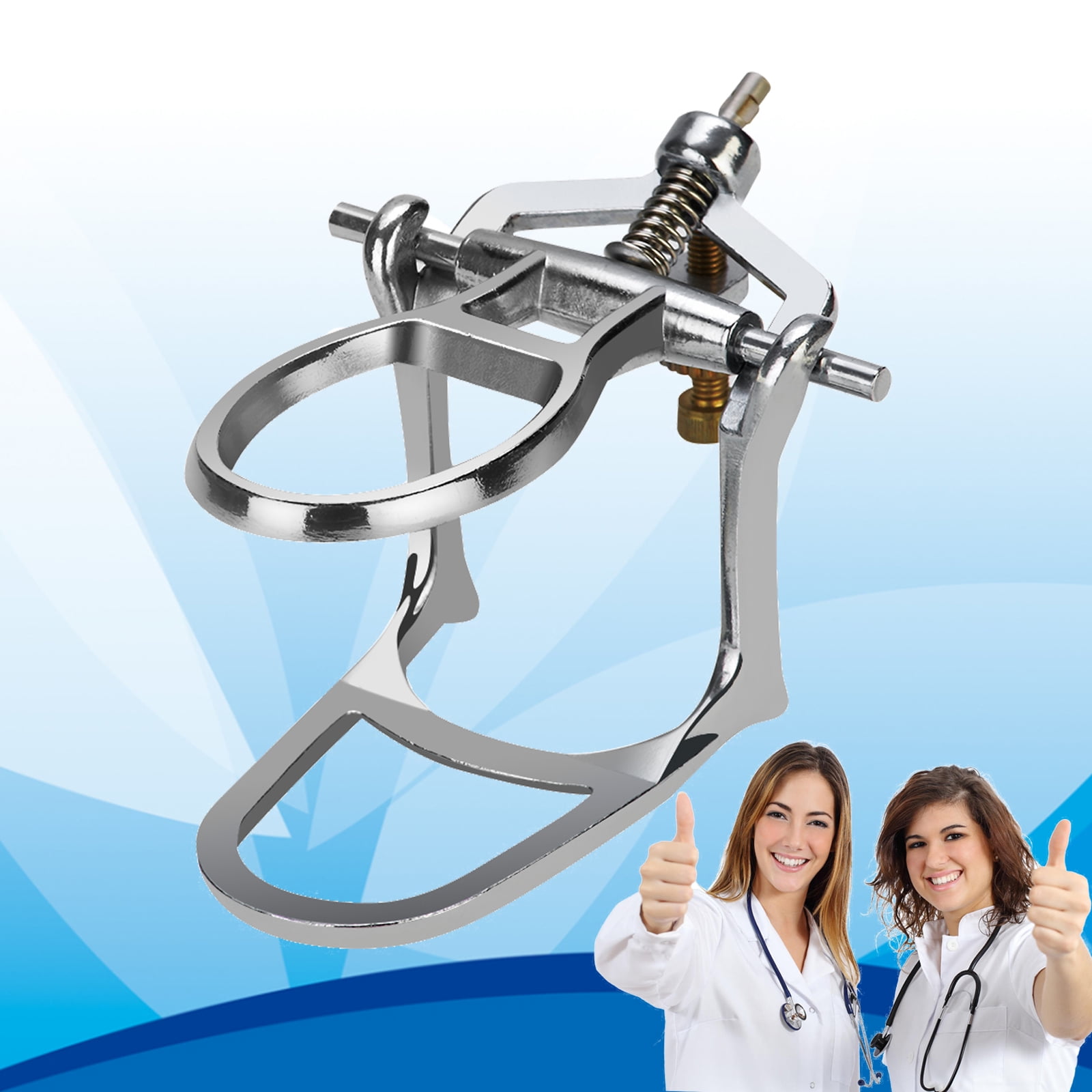 Dental Lab Adjustable Laboratory Articulator,Low Arch Denture Chrome Articulator