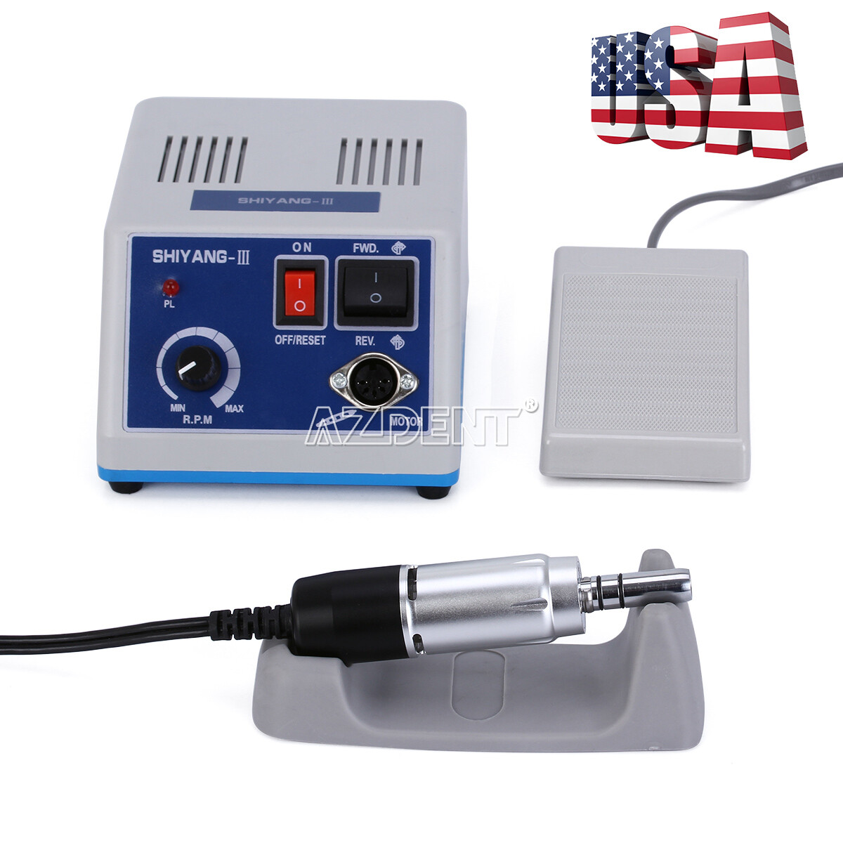 Dental Lab Marathon Electric Micromotor Polishing Unit N3+ 35K RPM Handpiece