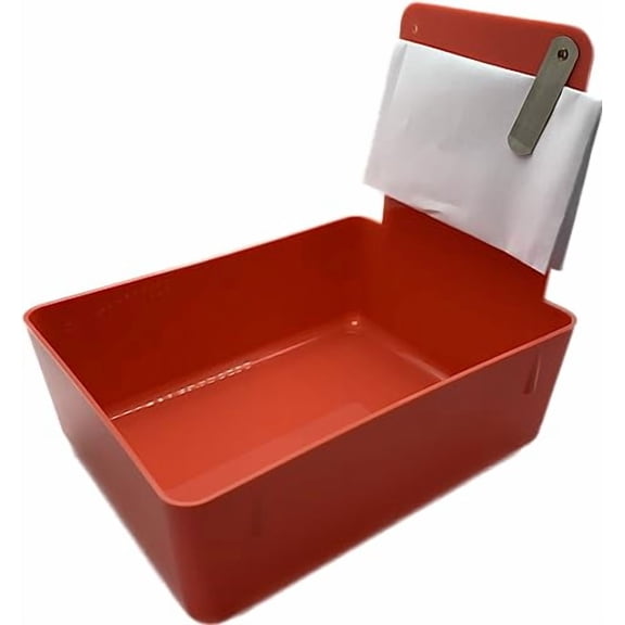 Dental Lab Pan Red 12/Box Quality Color Coded Organization