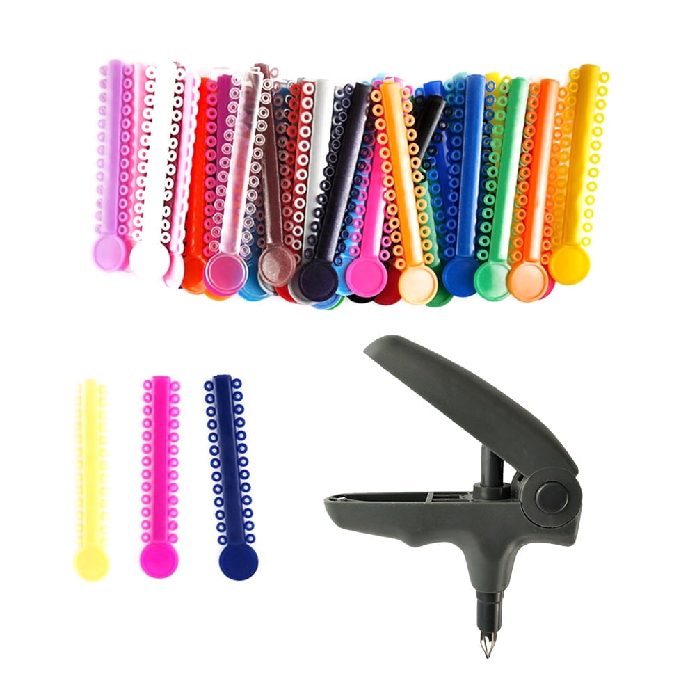 Dental Ligature Braces Brackets Elastic Bands Lace up Supplies Ligatures Orthodontics Treatment