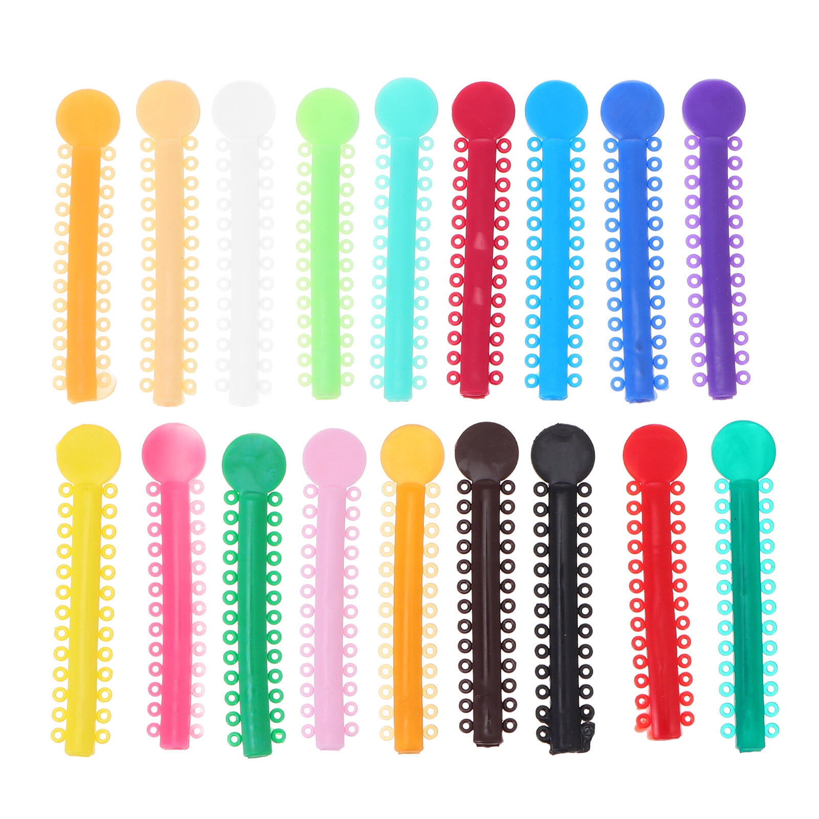 Dental Ligature Ring 40 PCS Tool Ligation Tie Orthodontic Ties for