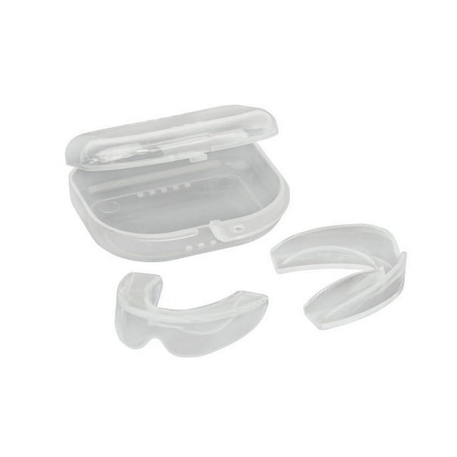 Dental Mouth Guard Moldable Boil & Bite Size Large (2pc) and clear