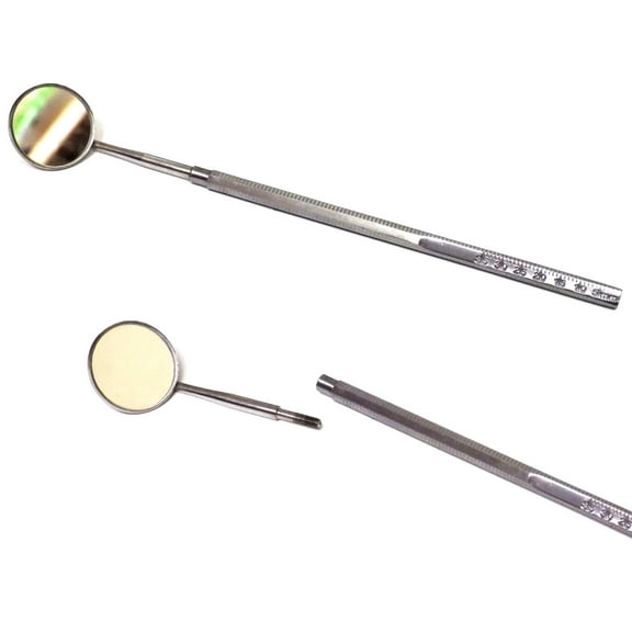 Dental Mouth Mirror Magnified with Measurement Scale #4