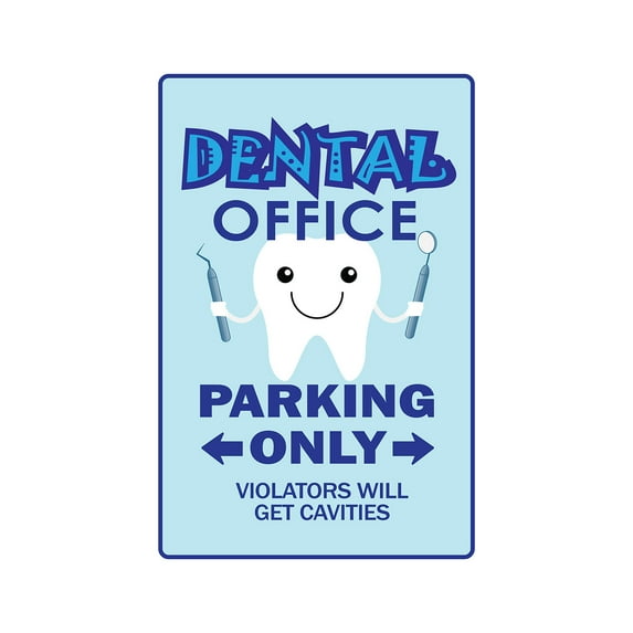 Dental Office Aluminum Sign | Indoor/Outdoor | 14" Tall