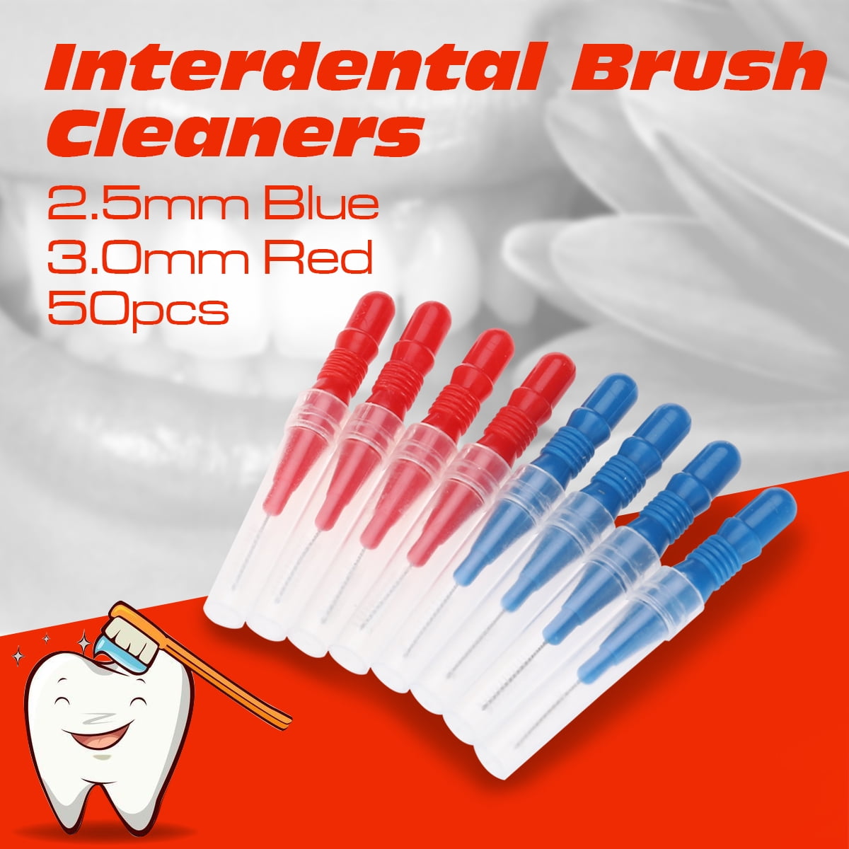 Dental Oral Brush Care Floss Flossing Brushes between Teeth Interdental