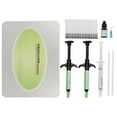 Dental Orthodontic Adhesive Kit Light Cure Green Glue Bonding System Tool AccessoryGreen Glue