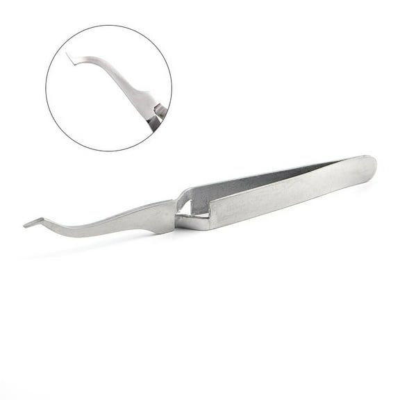 Dental Orthodontic Posterior Bracket Buccal Tube Bonding Tweezer Holder
