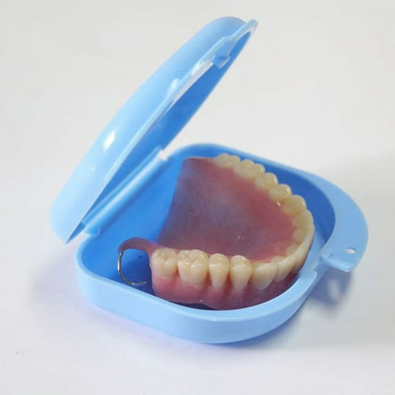 Dental Orthodontic Retainer Denture Storage Case Box Container Mouthguard F9I6