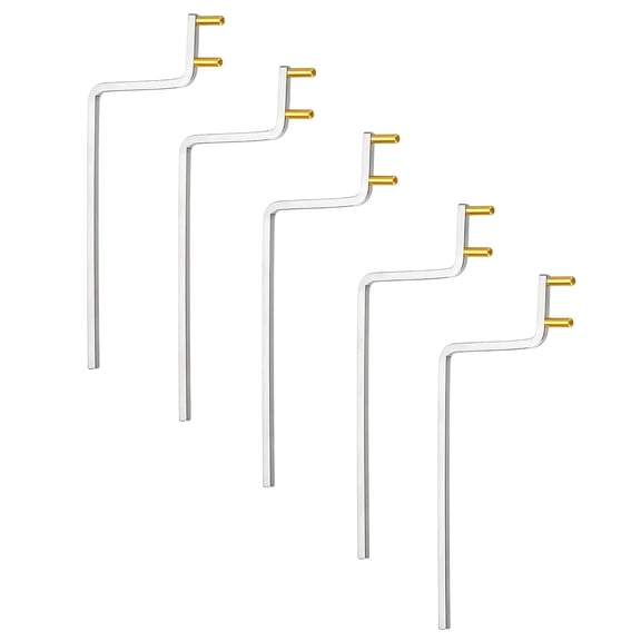 FOUR E's Scientific 5Pcs Dental Posterior Indicator Arms, Dental X-Ray Sensor Holder BAI Style Yellow Color-Coded, Autoclavable