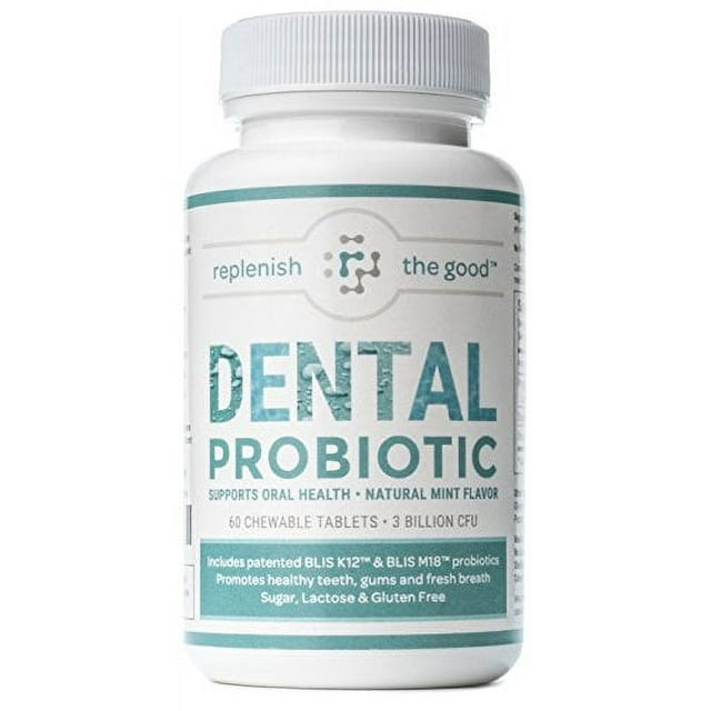 Dental Probiotic 60Day Supply. Oral probiotics for Bad Breath, Tooth Decay, Strep Throat
