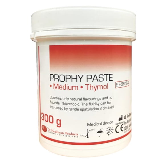 Dental Prophylaxis 300g Prophy Paste Prophylaxis Teeth Polishing Cleaning Stain Removal (Thymol)