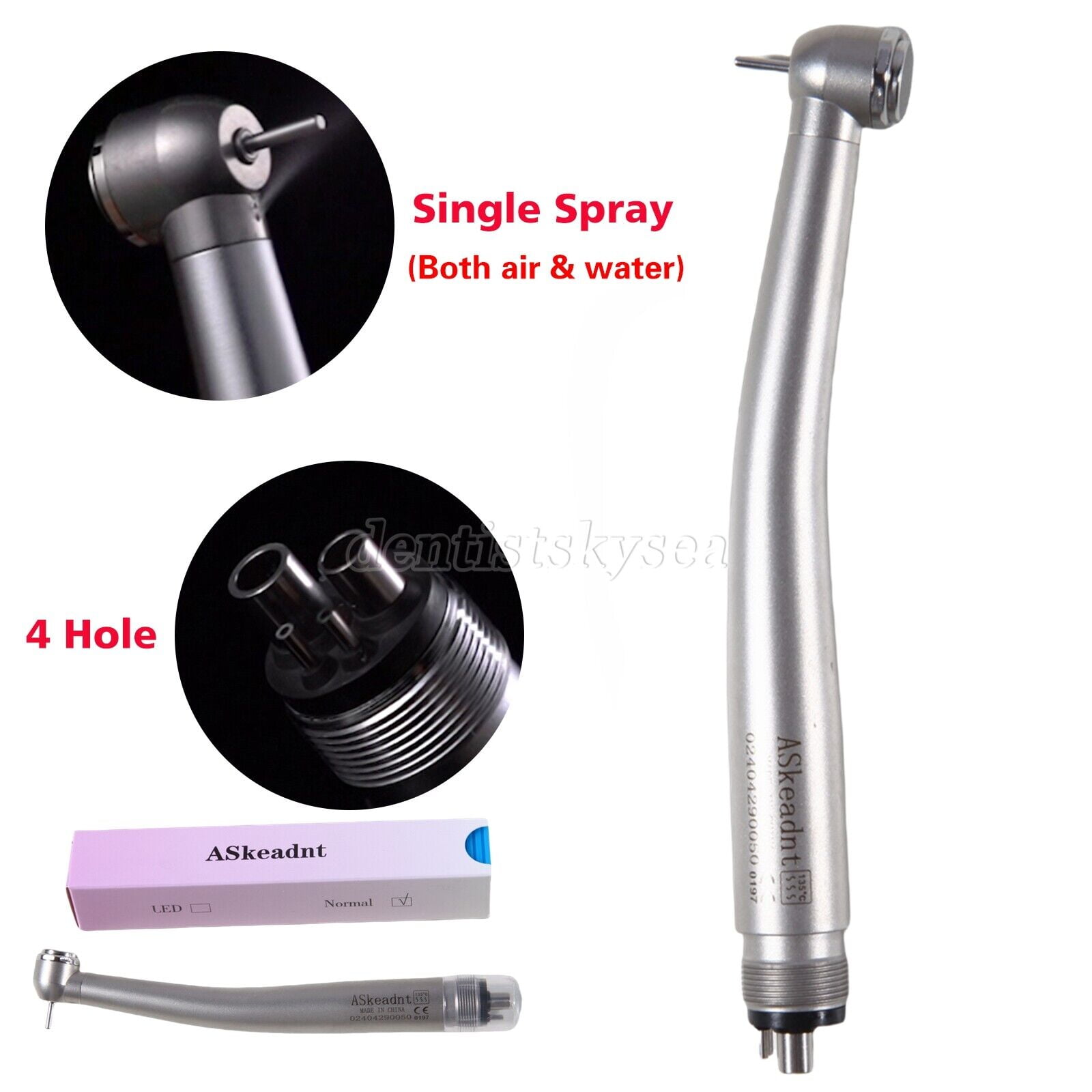 Dental Push Button High Speed Handpiece Air Turbine NSK Pana Max Style