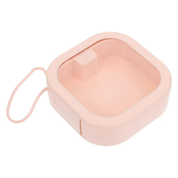 Dental Retainer Case Denture Bath Box Soaking Cup False Teeth Storage Holder Mouthpiece Aligner Case