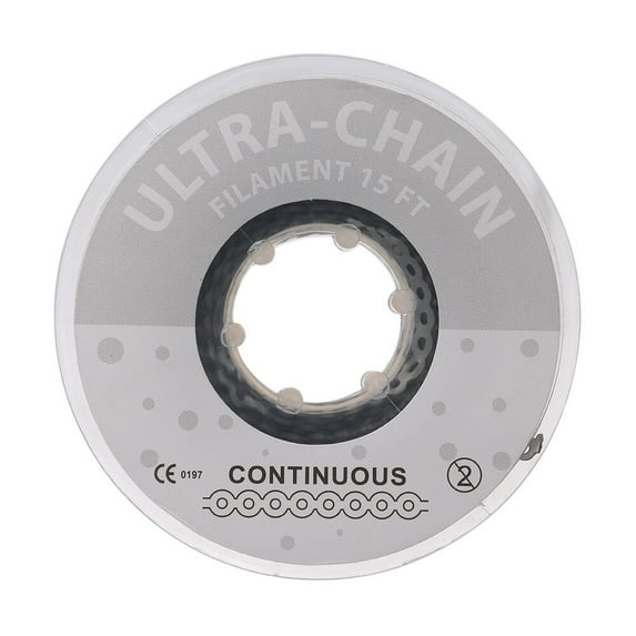 Dental Rubber Spool High Strength Dental Orthodontics Materials Elastic Ultra Power Chains Transparent Continuous Size