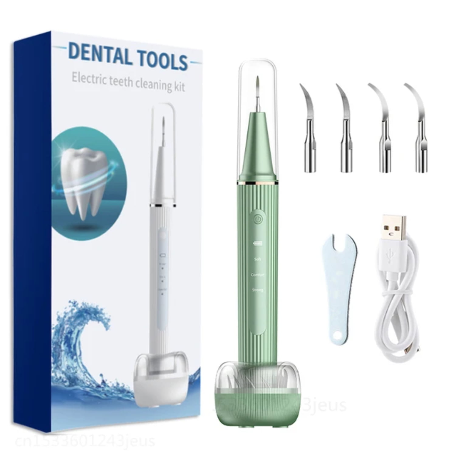 Dental Scaler Teeth Tartar Remover Teeth Cleaner Tooth Calculus Plaque Remover Ultrasonic Dental