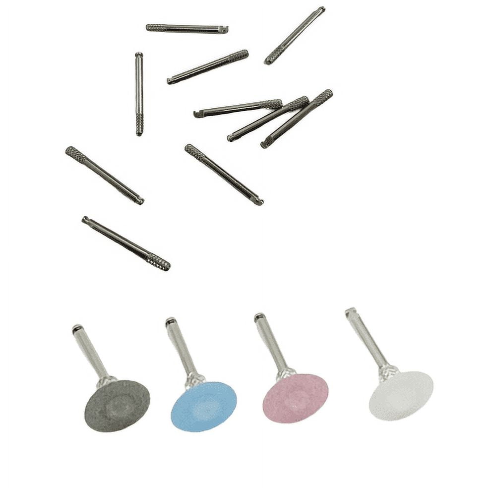 Dental SnapOn Mandrel Standard Size 10/Pack Autoclave Mandrels for Dental Polish Discs