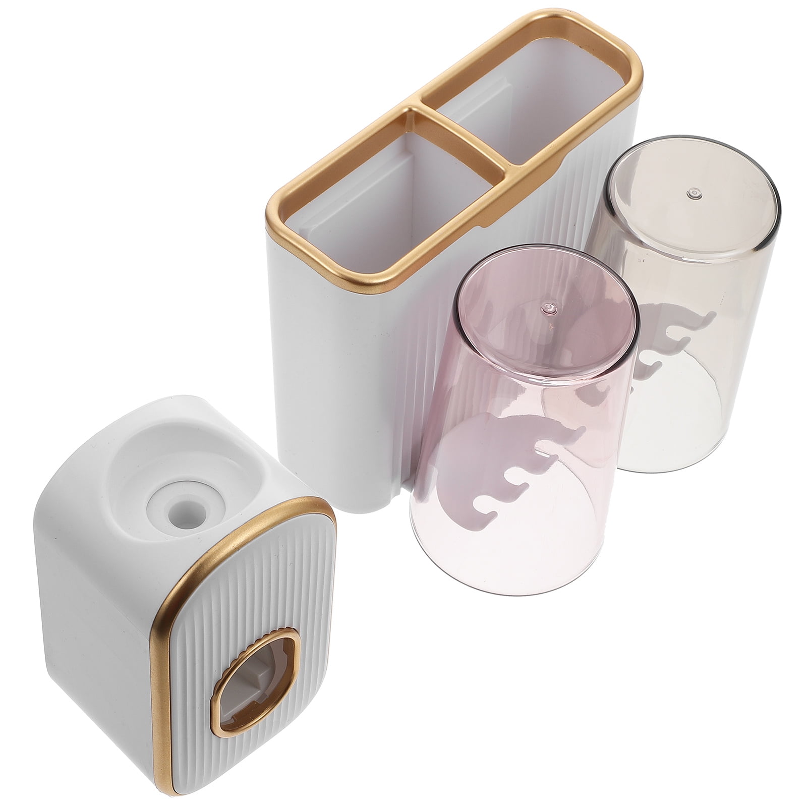 Dental Storage Set Hanging Toiletries Stand Tooth-Brushing Cup Holder ...
