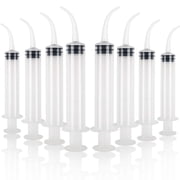 Dental Syringe 8pcs 12cc Disposable Curved Syringe Irrigation Syringe with Curved Tip
