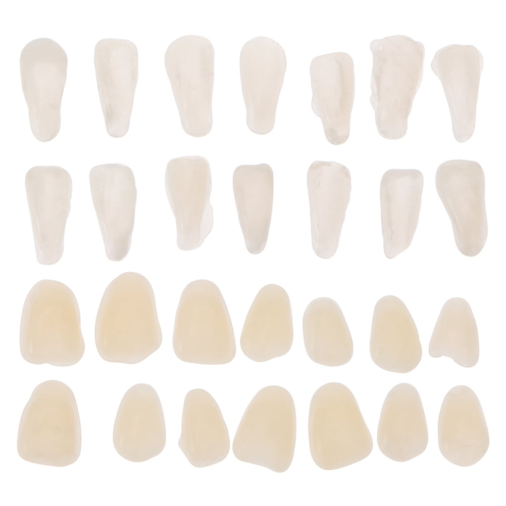 Dental Tablets 200 Pcs Temporary Veneer Teeth False Repair Kit Fake
