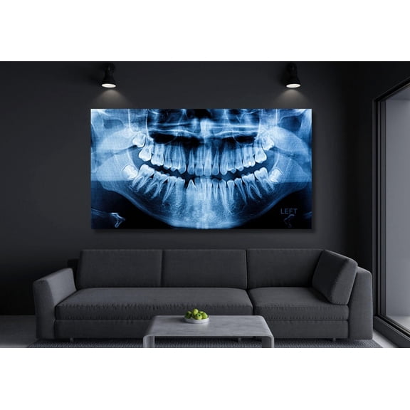Dental Teeth Clinic Wall Art Print, Unframed Paper Poster 8x10in