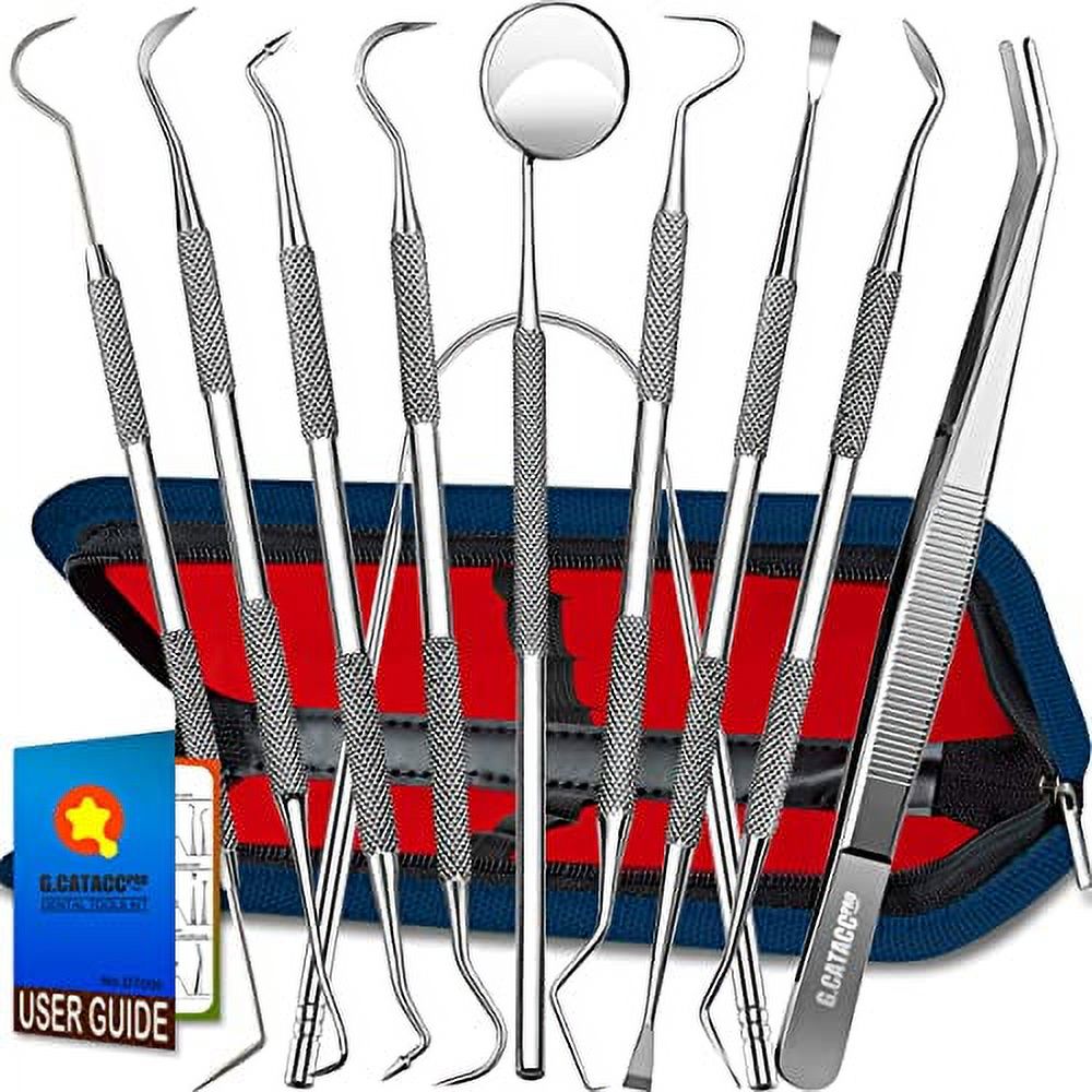 Dental Tools, 10 Pack Professional Plaque Remover Teeth Cleaning Tools