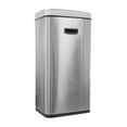 thumbnail image 1 of Dental Touchless 13 Gallon Stainless Steel Automatic Trash Can Remove Odor, Sensor Kitchen Garbage Bin - SensiBin silver, 1 of 4