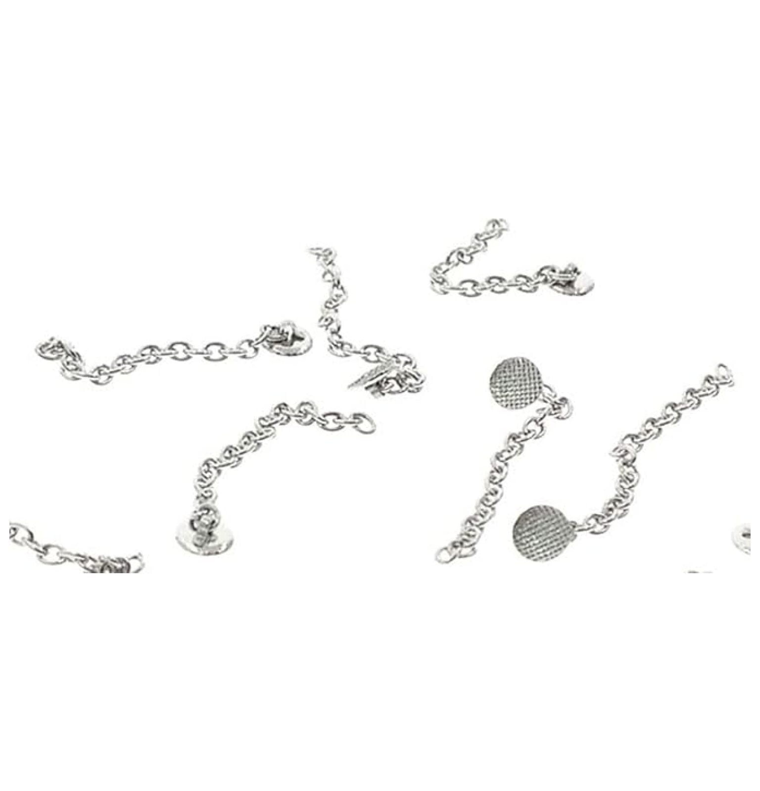 Dental Traction Chains - 10 Pcs Stainless Steel Orthodontic Button ...