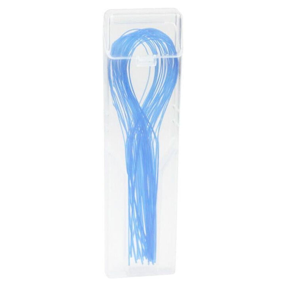 Dental Traction Line Oral Dental Floss Threader for Crown Brace Bridge Implant Hoop Correct Threading Braces Steel Traction Oral Cleaning Tooth Pick Interdental Flosser