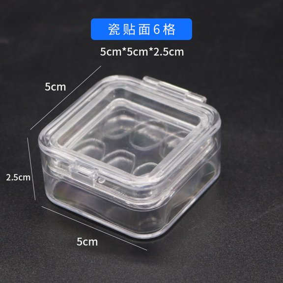 Dental Transparent Film Box Denture Retainer Box High-end Denture Packaging Box Orthodontic Appliance Box Shockproof Dental Box Cleaning Box☺️10 pieces
