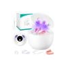 Dental Ultrasonic Retainer Cleaner Machine 45kHz, UV Denture Cleaner with 4 Modes Digital Timer, Portable UltraSonic Cleaning Pod for Night Mouth Guard, Aligner, Braces, Jewelry and More