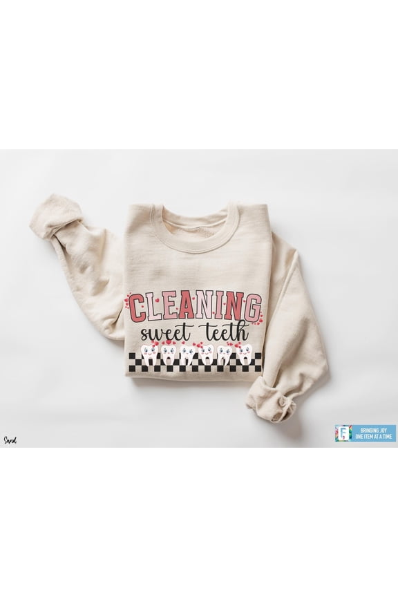 Dental Valentine's Day sweatshirt Dentist Valentine's sweater Dental hygienist shirt Dental Hygiene gifts Dental squad Valentines Day 1 Tshirt All Size S-5XL