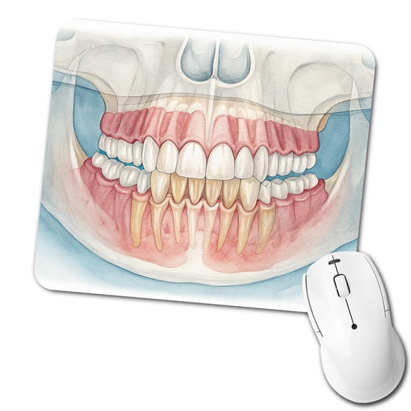 Dental X-Ray Teeth Dentist Mouse Pad Low Profile Gaming Mat