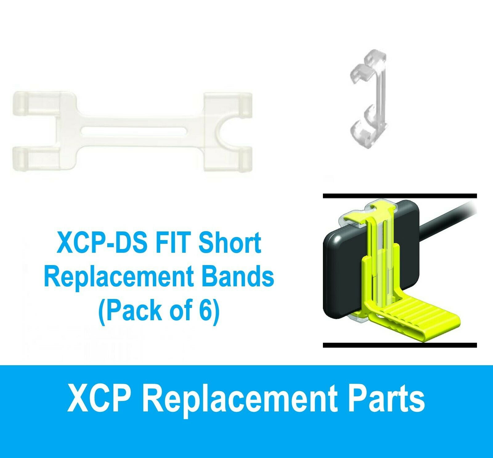Dental XRay XCPDS Fit Band Sensor Holder Silicone Replacement Band