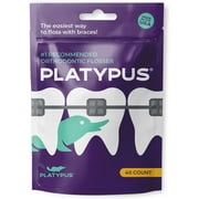 Dental floss, 40 pieces per pack (1 pack), orthodontic toothpicks for adults and children